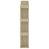 ZNTS Book Cabinet Sonoma Oak 86x25.5x140 cm Engineered Wood 808903