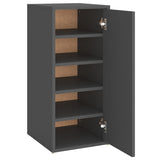 ZNTS Shoe Cabinet Grey 32x35x70 cm Engineered Wood 808958