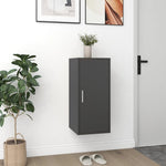 ZNTS Shoe Cabinet Grey 32x35x70 cm Engineered Wood 808958