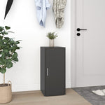 ZNTS Shoe Cabinet Grey 32x35x70 cm Engineered Wood 808958