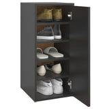 ZNTS Shoe Cabinet Grey 32x35x70 cm Engineered Wood 808958