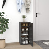 ZNTS Shoe Cabinet Grey 32x35x70 cm Engineered Wood 808958