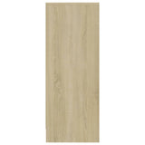 ZNTS Shoe Cabinet Sonoma Oak 31.5x35x90 cm Engineered Wood 809002