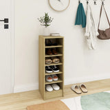 ZNTS Shoe Cabinet Sonoma Oak 31.5x35x90 cm Engineered Wood 809002