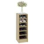 ZNTS Shoe Cabinet Sonoma Oak 31.5x35x90 cm Engineered Wood 809002