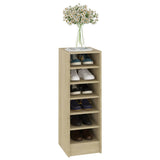 ZNTS Shoe Cabinet Sonoma Oak 31.5x35x90 cm Engineered Wood 809002