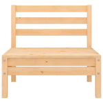 ZNTS Garden Middle Sofa Solid Wood Pine 806572