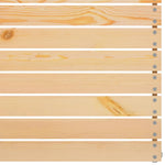 ZNTS Garden Middle Sofa Solid Wood Pine 806572