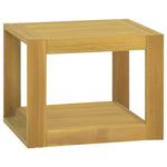 ZNTS Bathroom Cabinet 45x45x35 cm Solid Wood Teak 338233