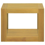 ZNTS Bathroom Cabinet 45x45x35 cm Solid Wood Teak 338233