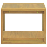ZNTS Bathroom Cabinet 45x45x35 cm Solid Wood Teak 338233
