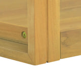 ZNTS Bathroom Cabinet 45x45x35 cm Solid Wood Teak 338233