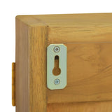 ZNTS Mirror Cabinet 60x10x40 cm Solid Wood Teak 338242