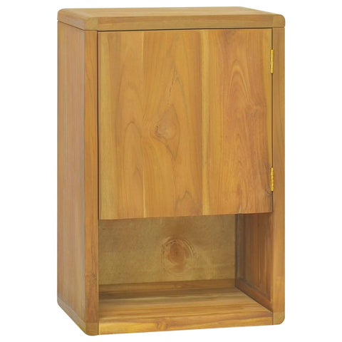 ZNTS Wall-mounted Bathroom Cabinet 45x30x70 cm Solid Wood Teak 338245