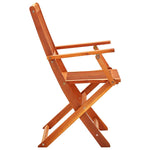 ZNTS Folding Garden Chairs 6 pcs Solid Eucalyptus Wood 3087147