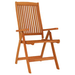 ZNTS Folding Garden Chairs 8 pcs Solid Wood Eucalyptus 3087346