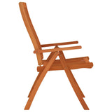 ZNTS Folding Garden Chairs 8 pcs Solid Wood Eucalyptus 3087346