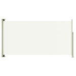 ZNTS Patio Retractable Side Awning 160x300 cm Cream 317839