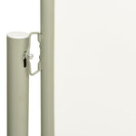 ZNTS Patio Retractable Side Awning 140x300 cm Cream 317875