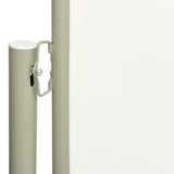 ZNTS Patio Retractable Side Awning 140x300 cm Cream 317875