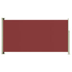 ZNTS Patio Retractable Side Awning 160x300 cm Red 317883
