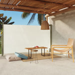 ZNTS Patio Retractable Side Awning 170x300 cm Cream 317887