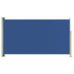ZNTS Patio Retractable Side Awning 170x300 cm Blue 317888
