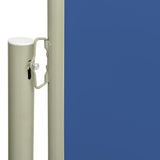 ZNTS Patio Retractable Side Awning 170x300 cm Blue 317888