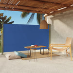 ZNTS Patio Retractable Side Awning 170x300 cm Blue 317888
