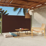 ZNTS Patio Retractable Side Awning 170x300 cm Brown 317891