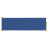 ZNTS Patio Retractable Side Awning 160x500 cm Blue 317924