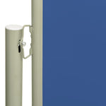 ZNTS Patio Retractable Side Awning 180x600 cm Blue 317966