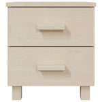 ZNTS Bedside Cabinet HAMAR Honey Brown 40x35x44.5cm Solid Pinewood 340404