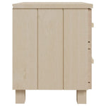 ZNTS Bedside Cabinet HAMAR Honey Brown 40x35x44.5cm Solid Pinewood 340404