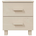 ZNTS Bedside Cabinets HAMAR 2 pcs Honey Brown 40x35x44.5cm Solid Wood 340408