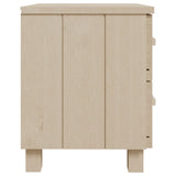 ZNTS Bedside Cabinets HAMAR 2 pcs Honey Brown 40x35x44.5cm Solid Wood 340408