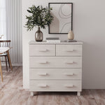 ZNTS Sideboard HAMAR White 79x40x80 cm Solid Wood Pine 340421