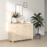 ZNTS Sideboard HAMAR Honey Brown 113x40x80 cm Solid Wood Pine 340444