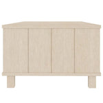 ZNTS Coffee Table HAMAR Honey Brown 100x55x35 cm Solid Wood Pine 340452