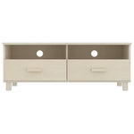ZNTS TV Cabinet HAMAR Honey Brown 106x40x40 cm Solid Wood Pine 340468