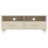 ZNTS TV Cabinet HAMAR Honey Brown 106x40x40 cm Solid Wood Pine 340468