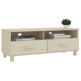 ZNTS TV Cabinet HAMAR Honey Brown 106x40x40 cm Solid Wood Pine 340468