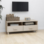 ZNTS TV Cabinet HAMAR Honey Brown 106x40x40 cm Solid Wood Pine 340468