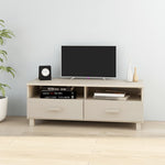 ZNTS TV Cabinet HAMAR Honey Brown 106x40x40 cm Solid Wood Pine 340468
