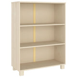 ZNTS Book Cabinet HAMAR Honey Brown 85x35x112 cm Solid Wood Pine 340484