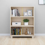 ZNTS Book Cabinet HAMAR Honey Brown 85x35x112 cm Solid Wood Pine 340484