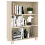 ZNTS Book Cabinet HAMAR Honey Brown 85x35x112 cm Solid Wood Pine 340484