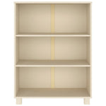 ZNTS Book Cabinet HAMAR Honey Brown 85x35x112 cm Solid Wood Pine 340484