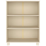 ZNTS Book Cabinet HAMAR Honey Brown 85x35x112 cm Solid Wood Pine 340484