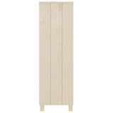 ZNTS Book Cabinet HAMAR Honey Brown 85x35x112 cm Solid Wood Pine 340484